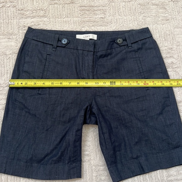 Ann Taylor LOFT button waist tab shorts size 2 EUC - Picture 11 of 16
